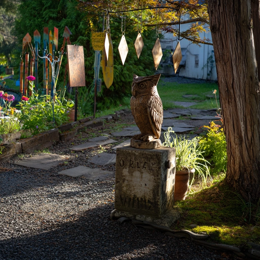 wood yard art