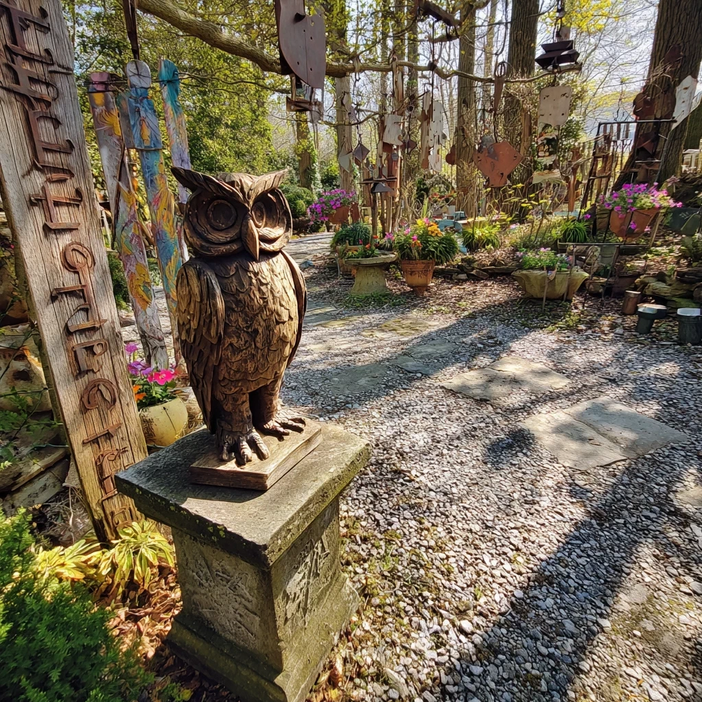 wood yard art