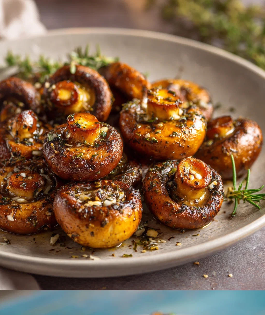 air fryer mushrooms