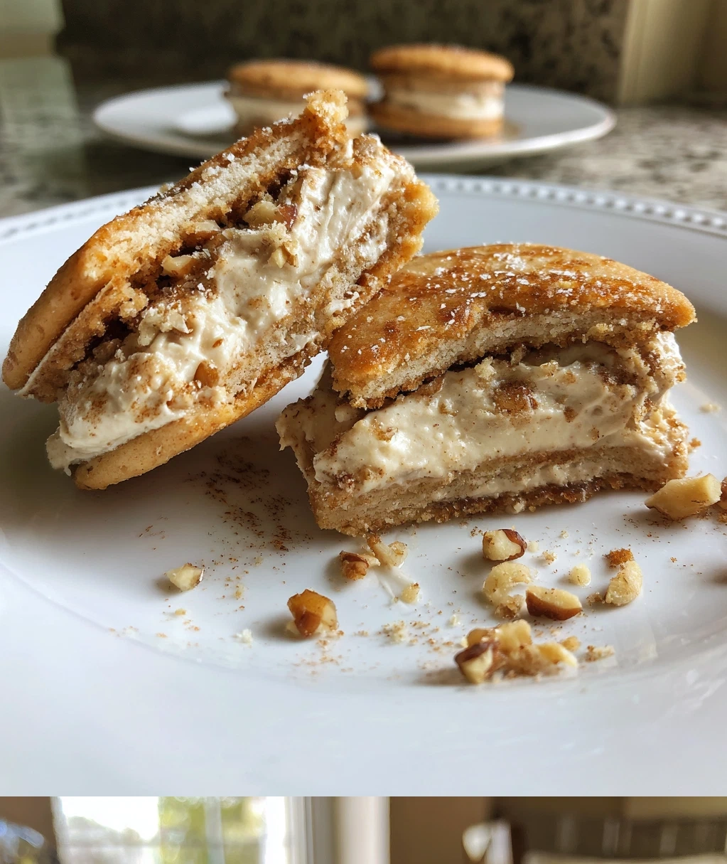 baklava cream sandwich cookies
