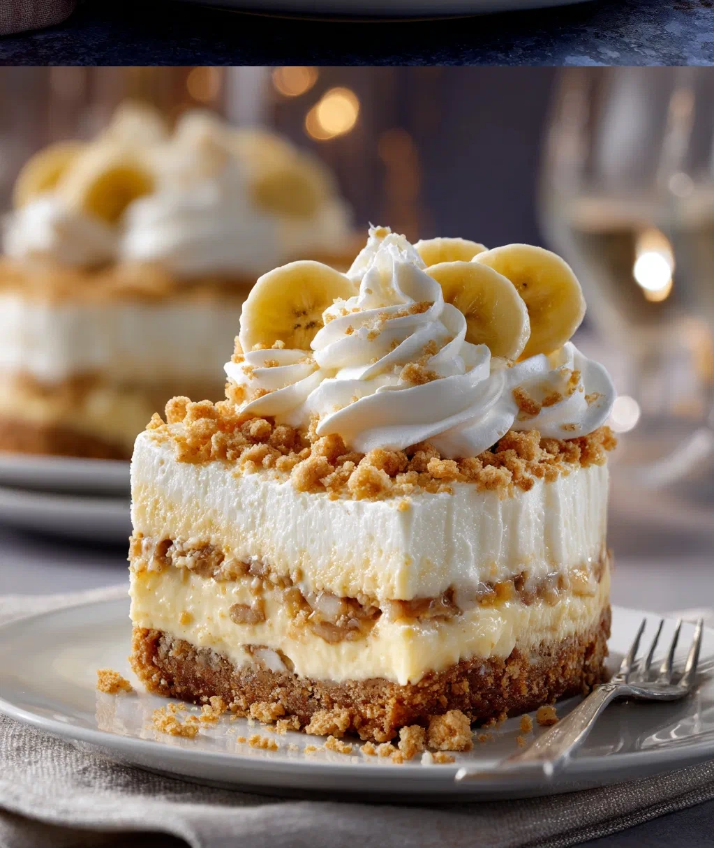 banana pudding crunch cheesecake
