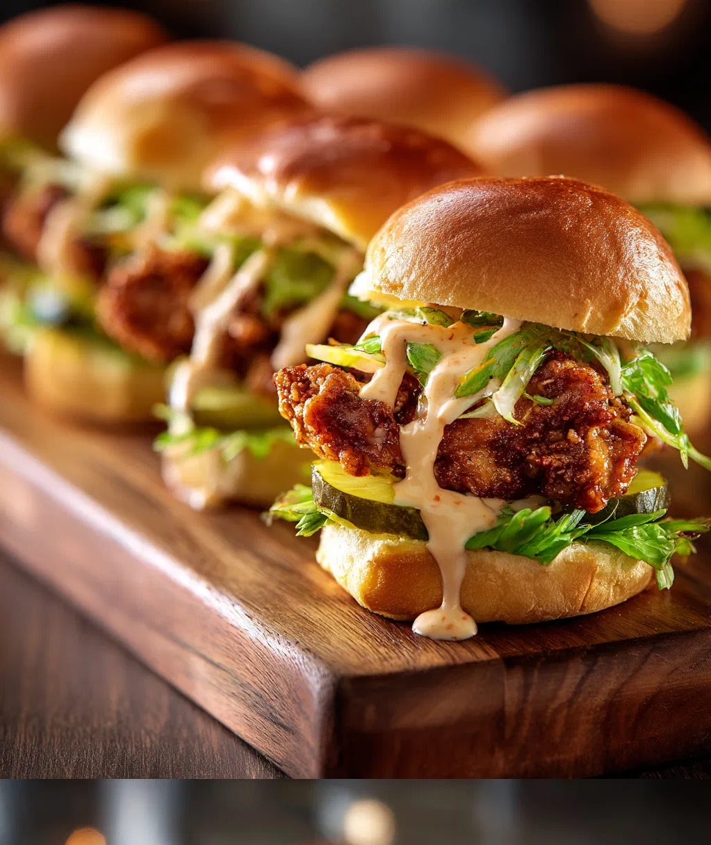bang bang chicken sliders