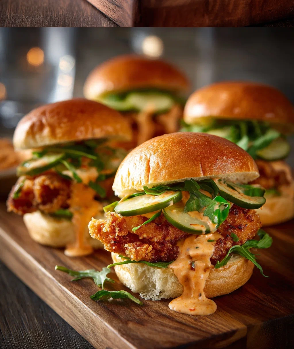 bang bang chicken sliders