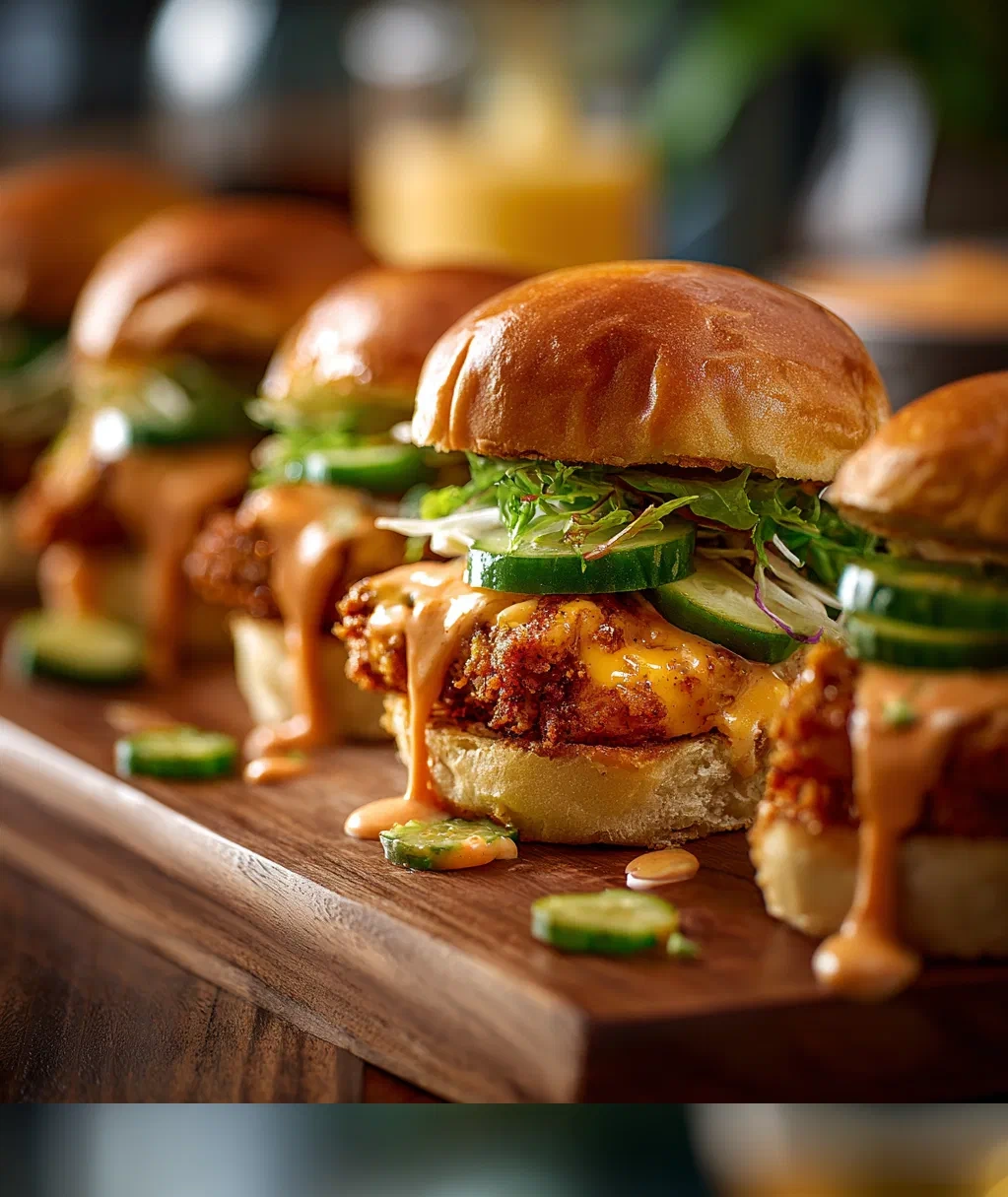 bang bang chicken sliders
