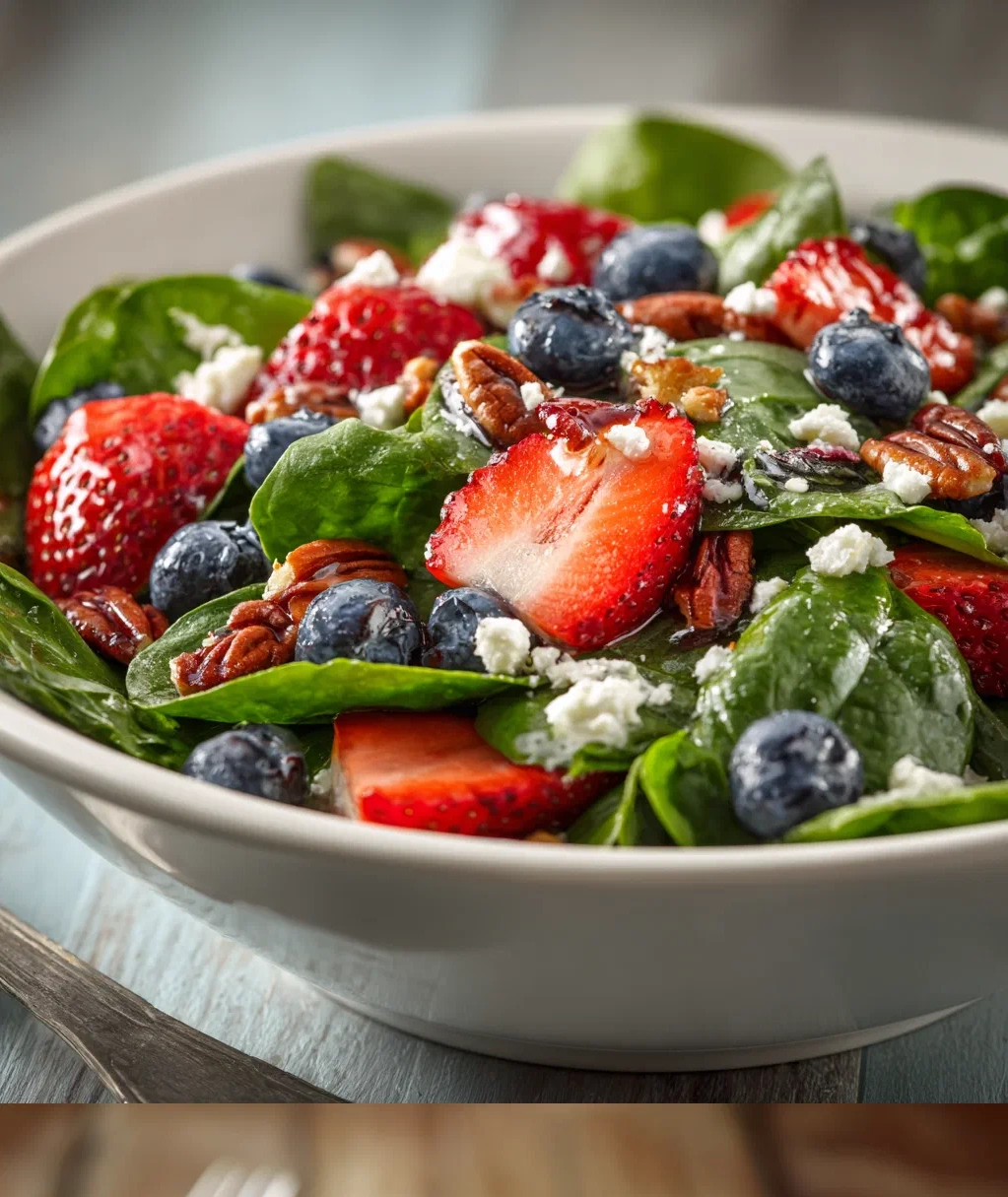 berry spinach salad