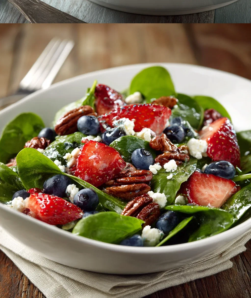 berry spinach salad