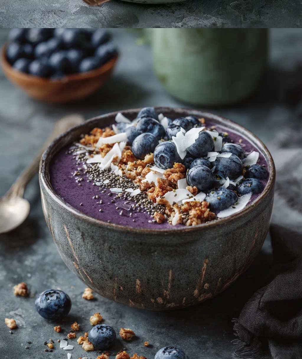 blueberry smoothie bowl