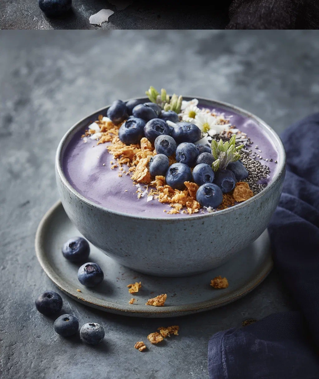 blueberry smoothie bowl