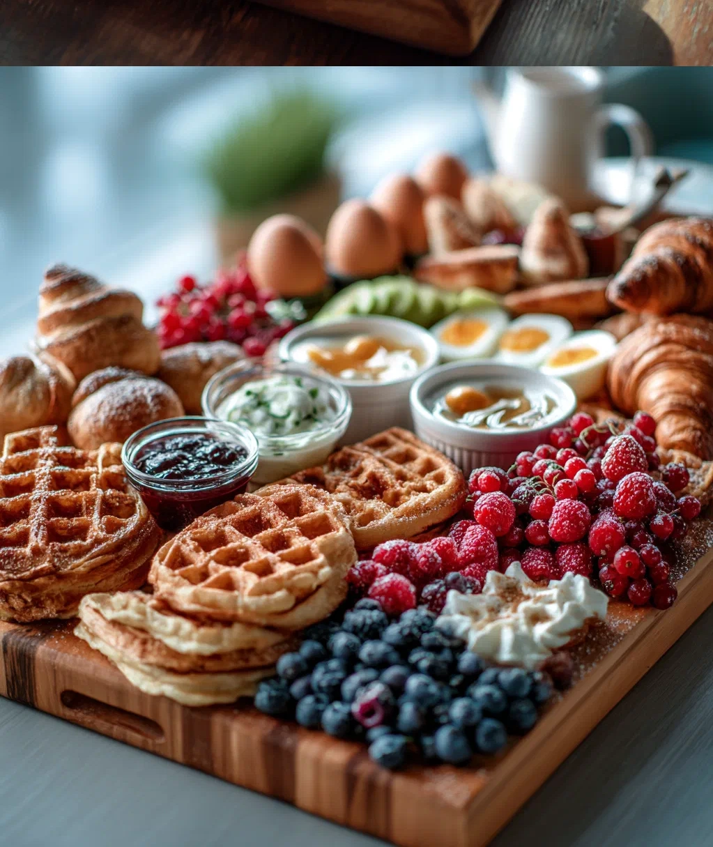 breakfast charcuterie board