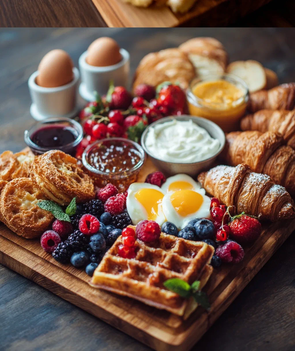 breakfast charcuterie board