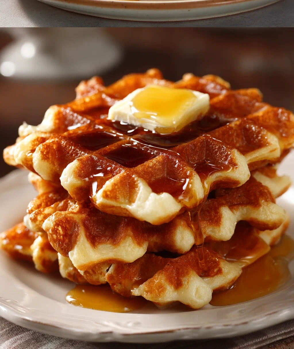 buttery belgian liege waffles
