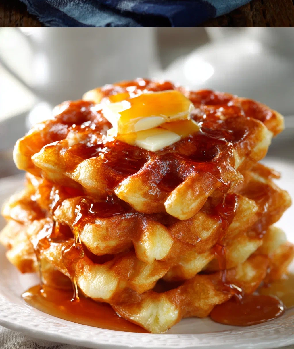 buttery belgian liege waffles