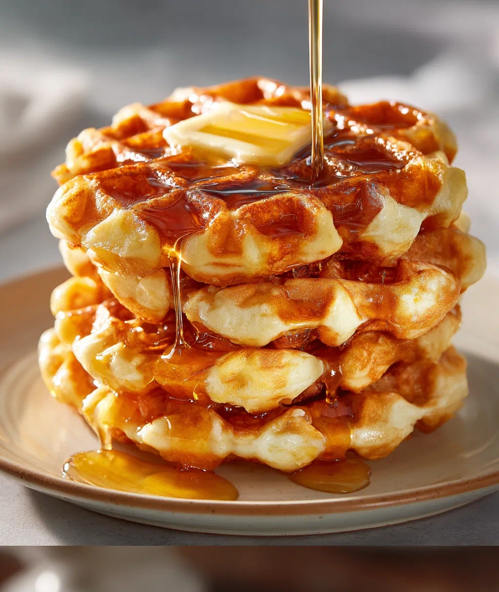 buttery belgian liege waffles