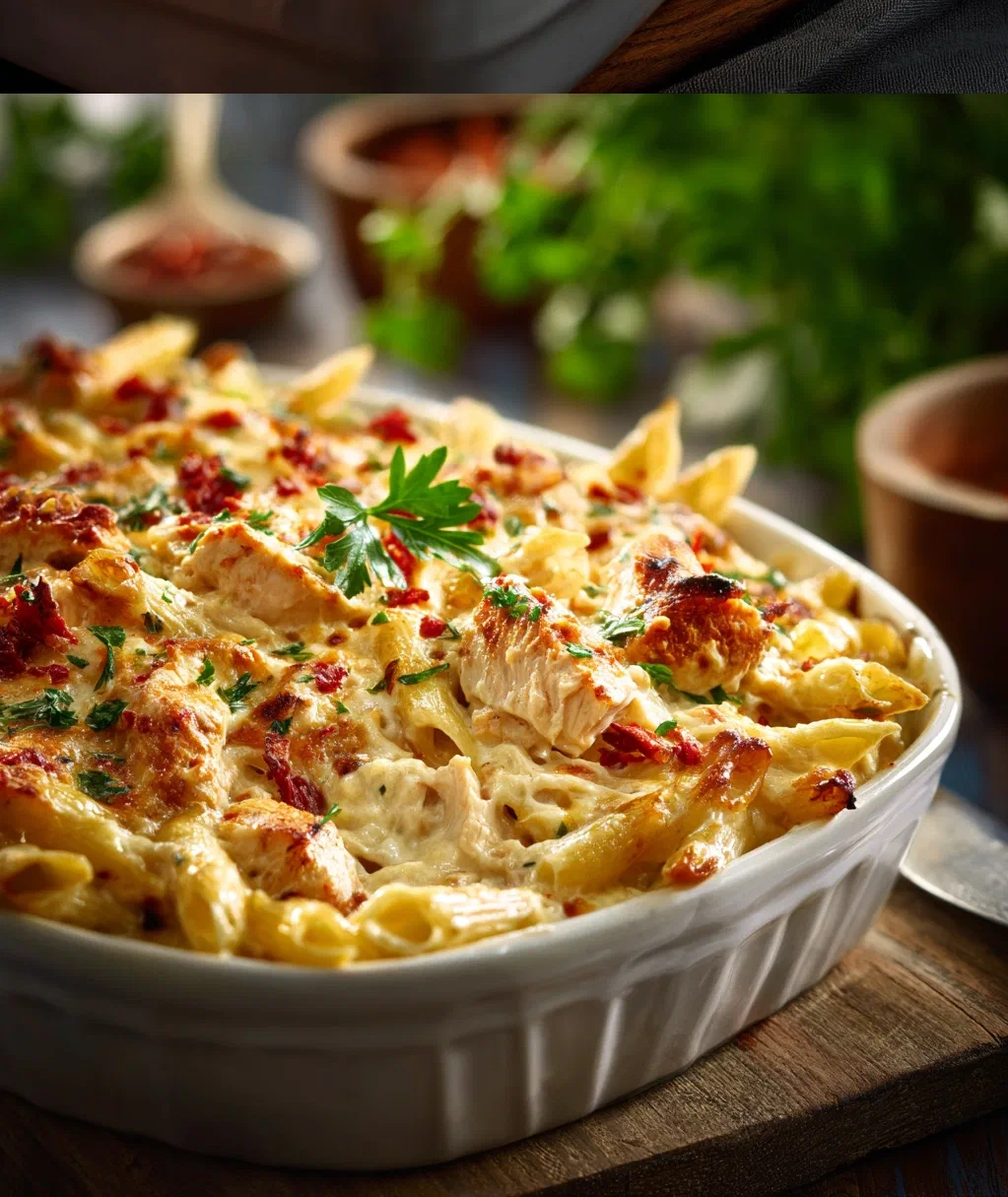 cajun cream cheese chicken pasta bake