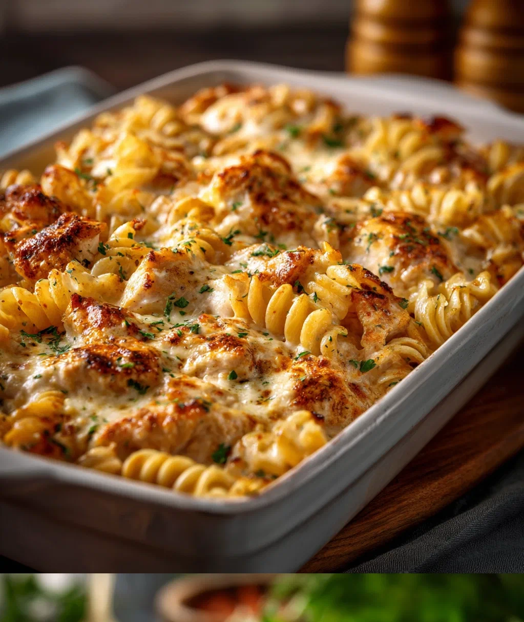 cajun cream cheese chicken pasta bake