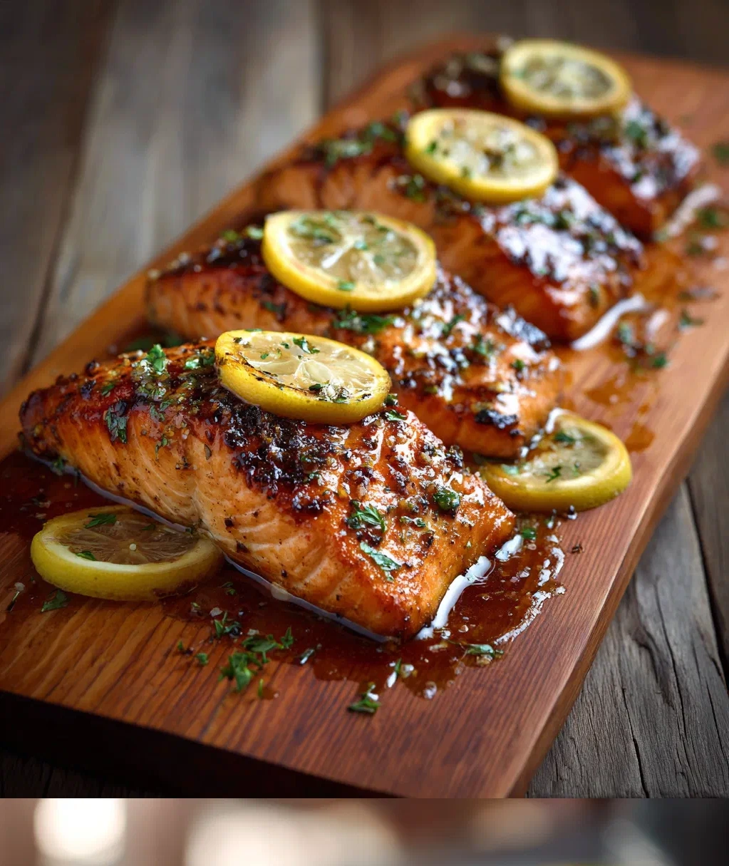 cedar plank salmon