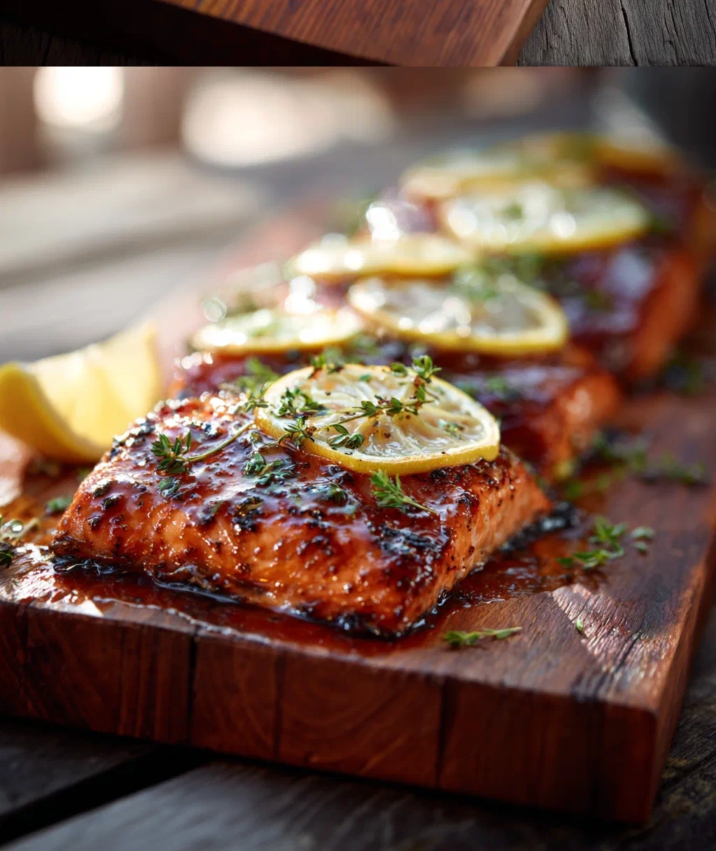 cedar plank salmon