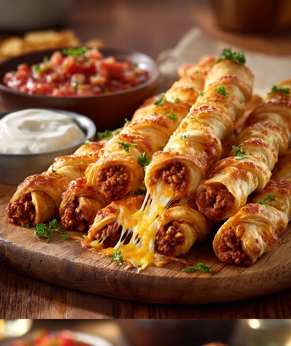 cheesy taco sticks