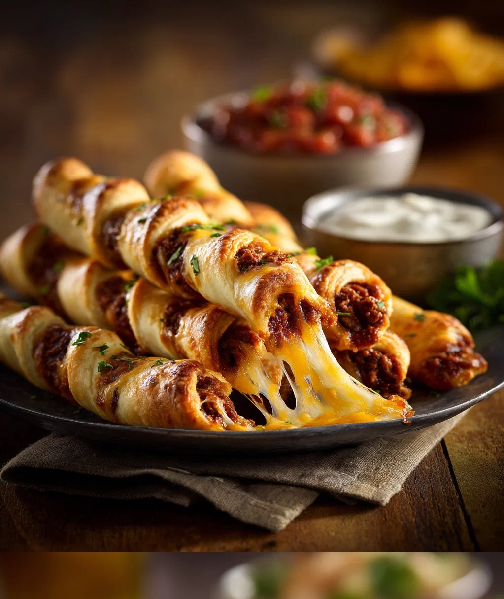 cheesy taco sticks