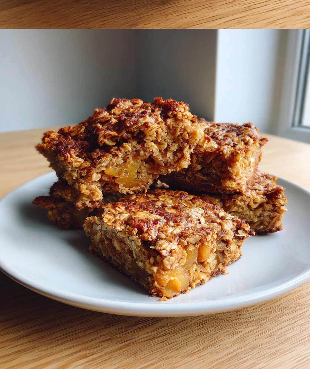 chewy apple cinnamon breakfast bars