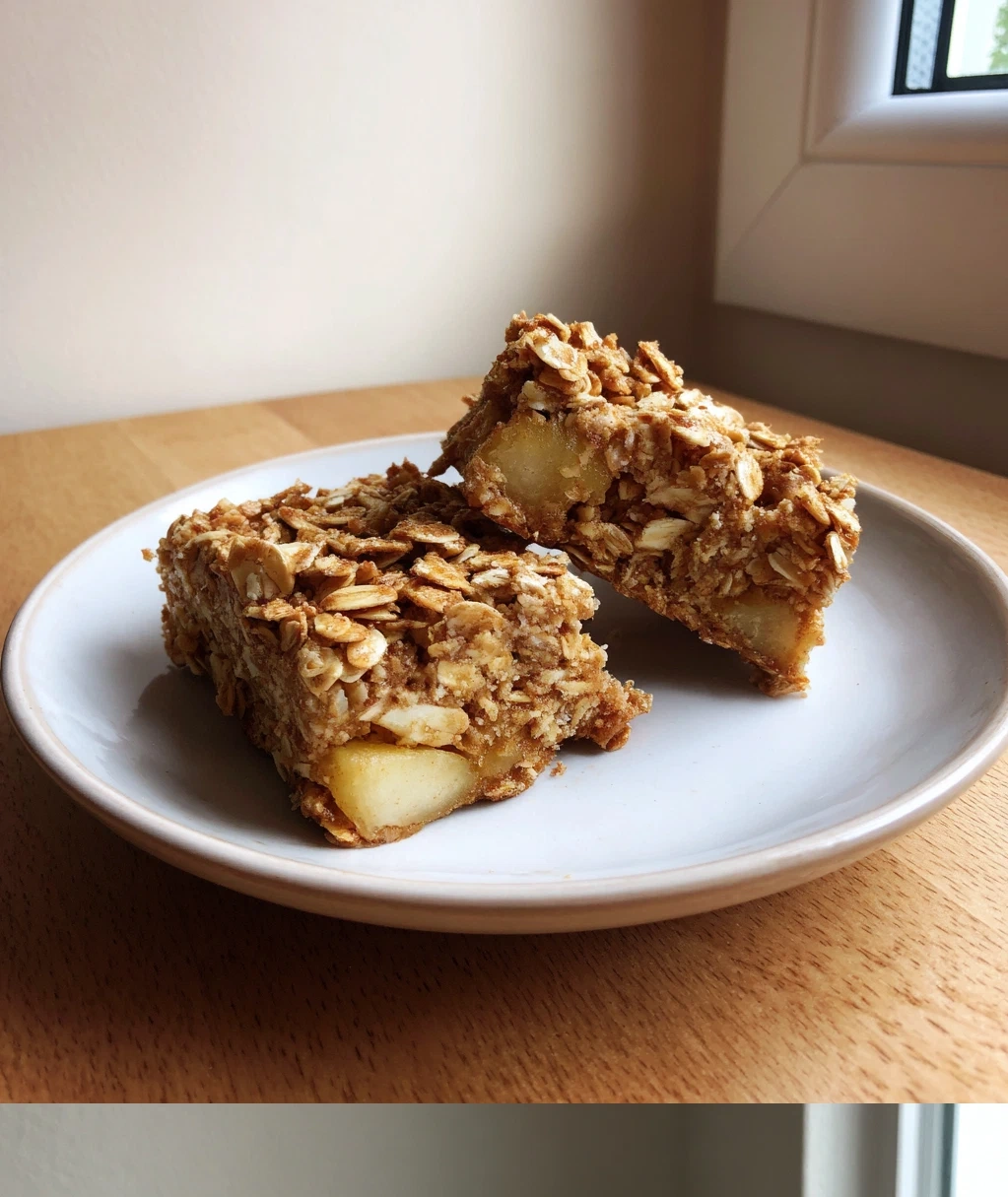 chewy apple cinnamon breakfast bars