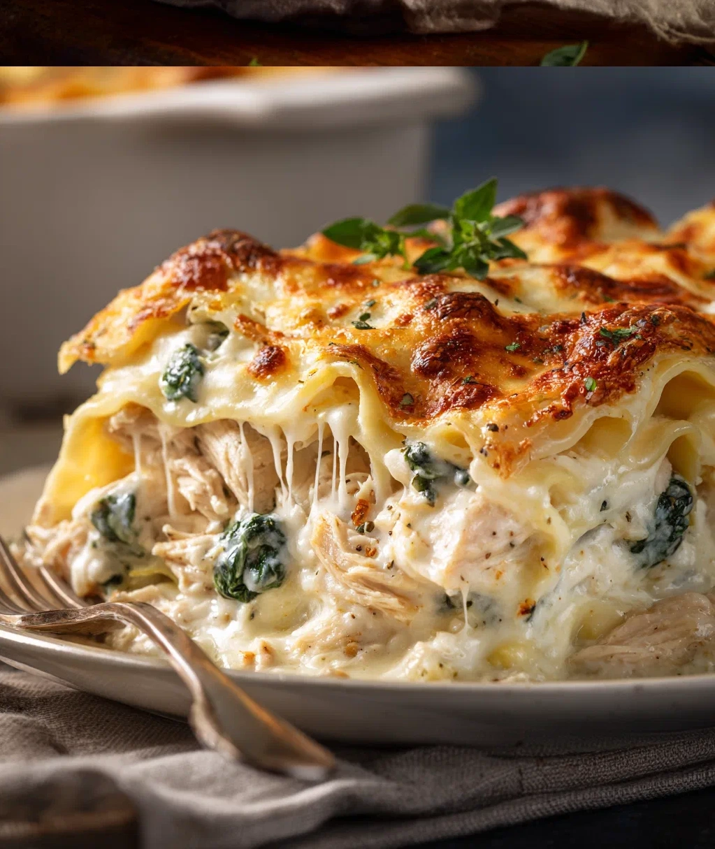 chicken alfredo lasagna