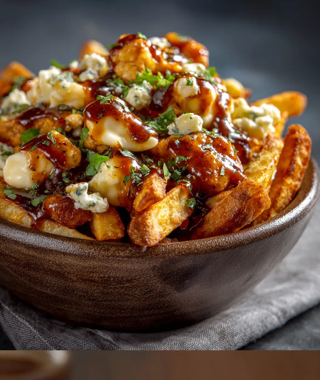 chicken and cheese poutine