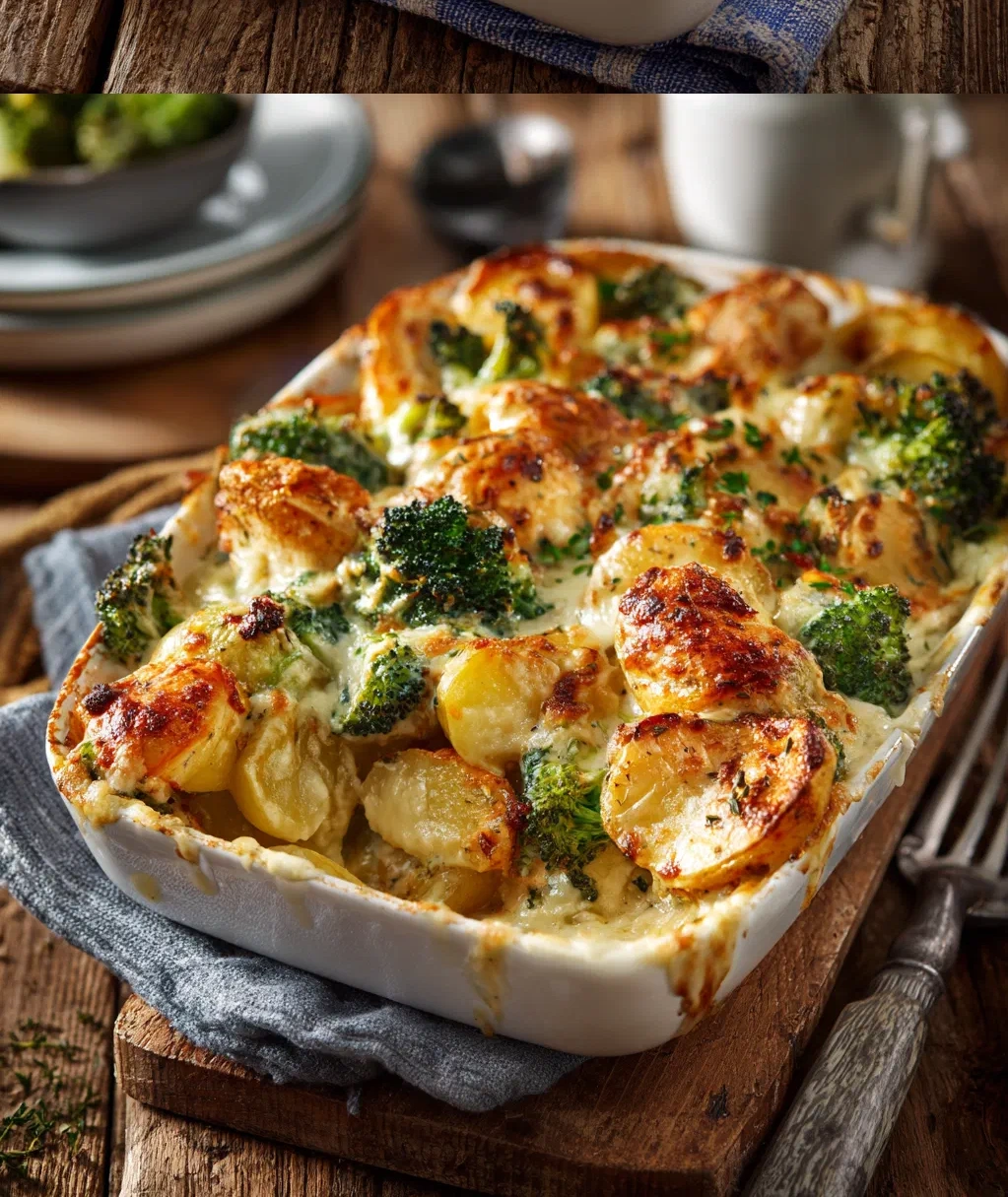 chicken potato broccoli casserole