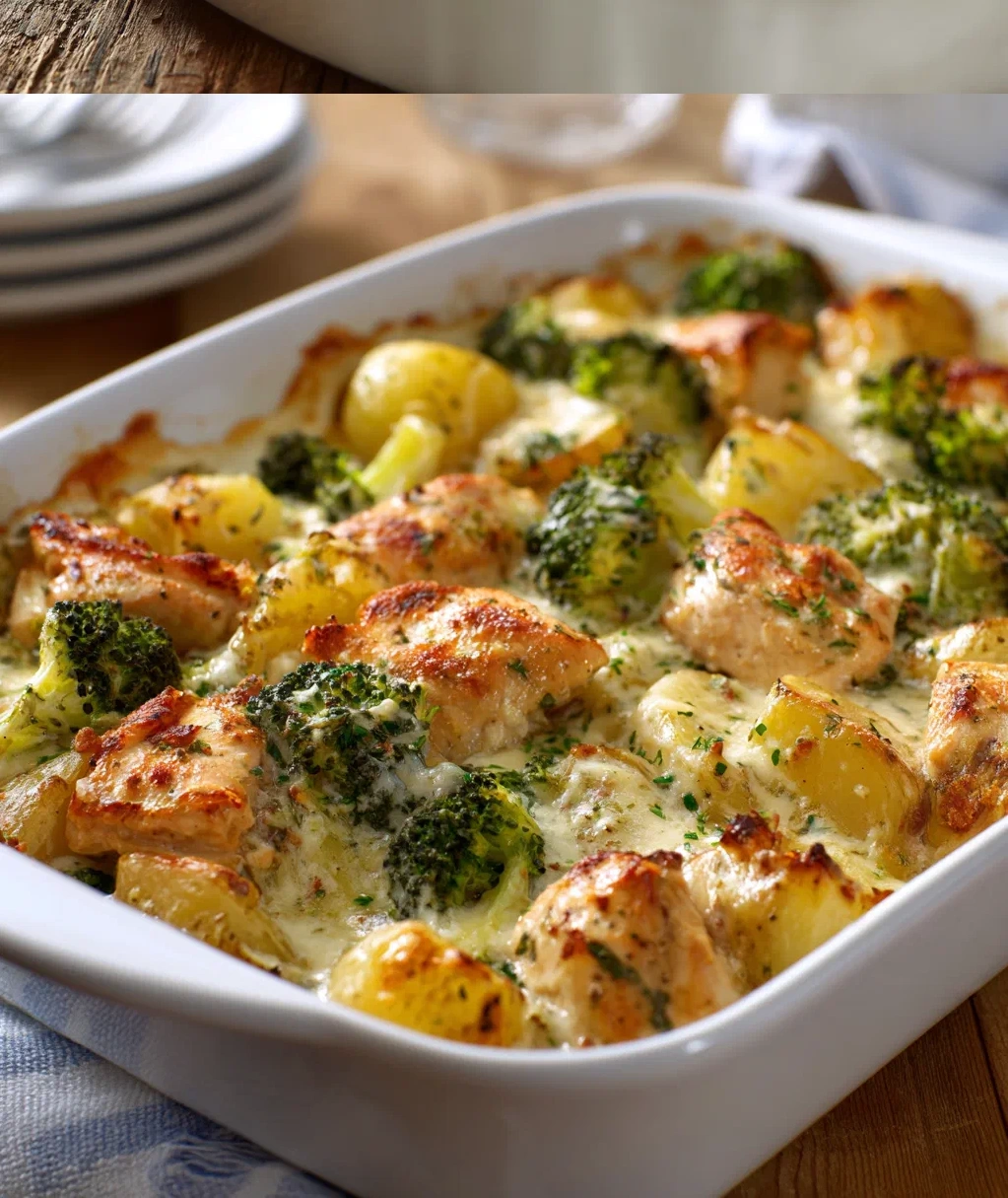 chicken potato broccoli casserole