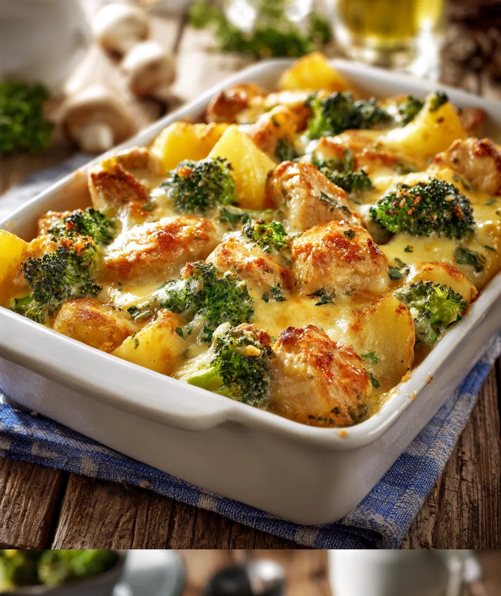 chicken potato broccoli casserole