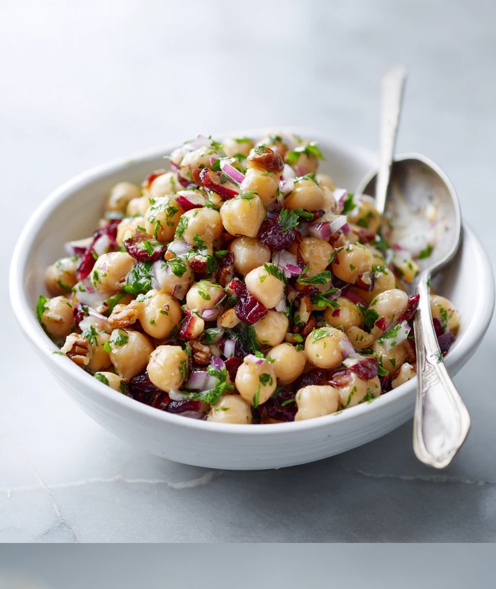 chickpea cranberry salad