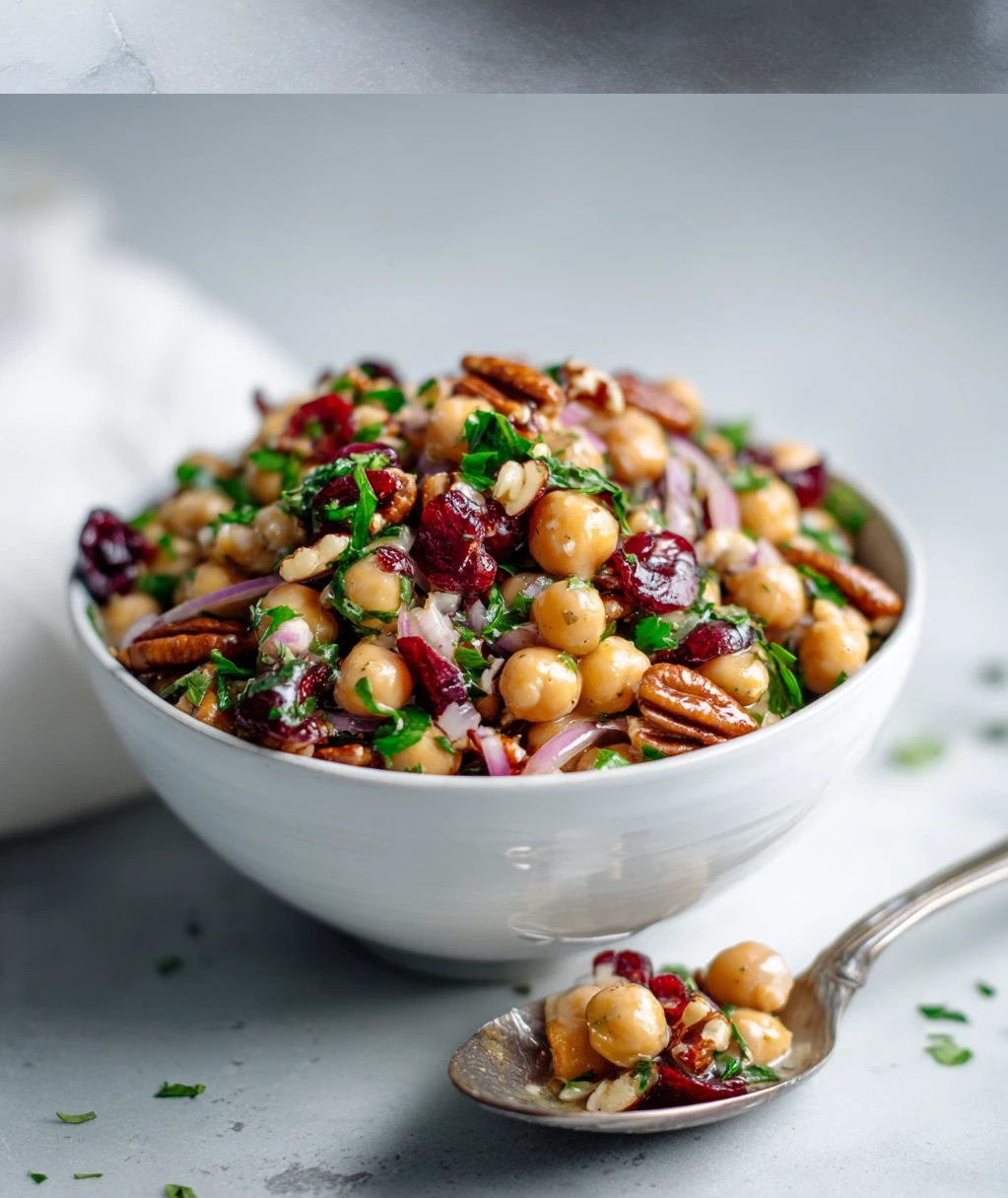 chickpea cranberry salad