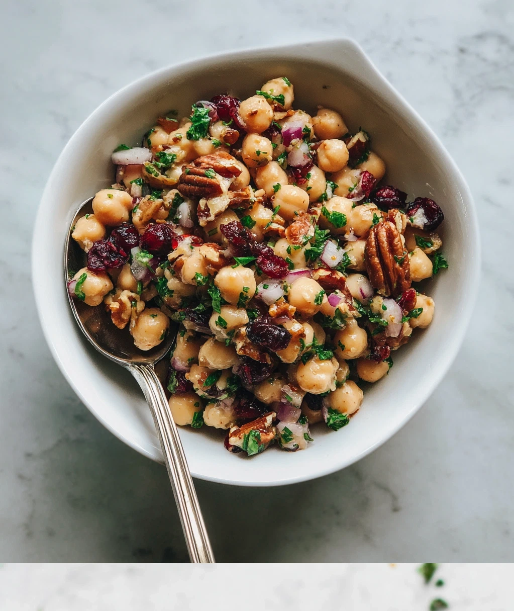 chickpea cranberry salad