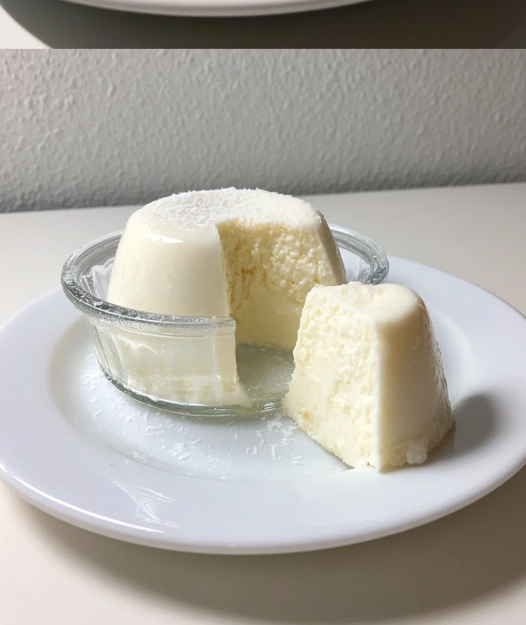coconut panna cotta