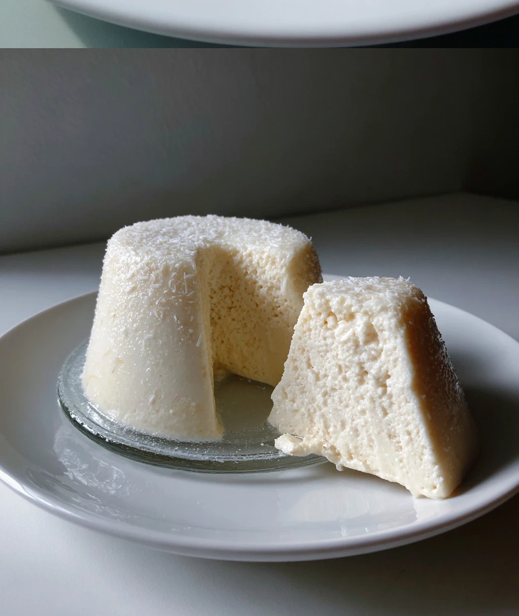 coconut panna cotta