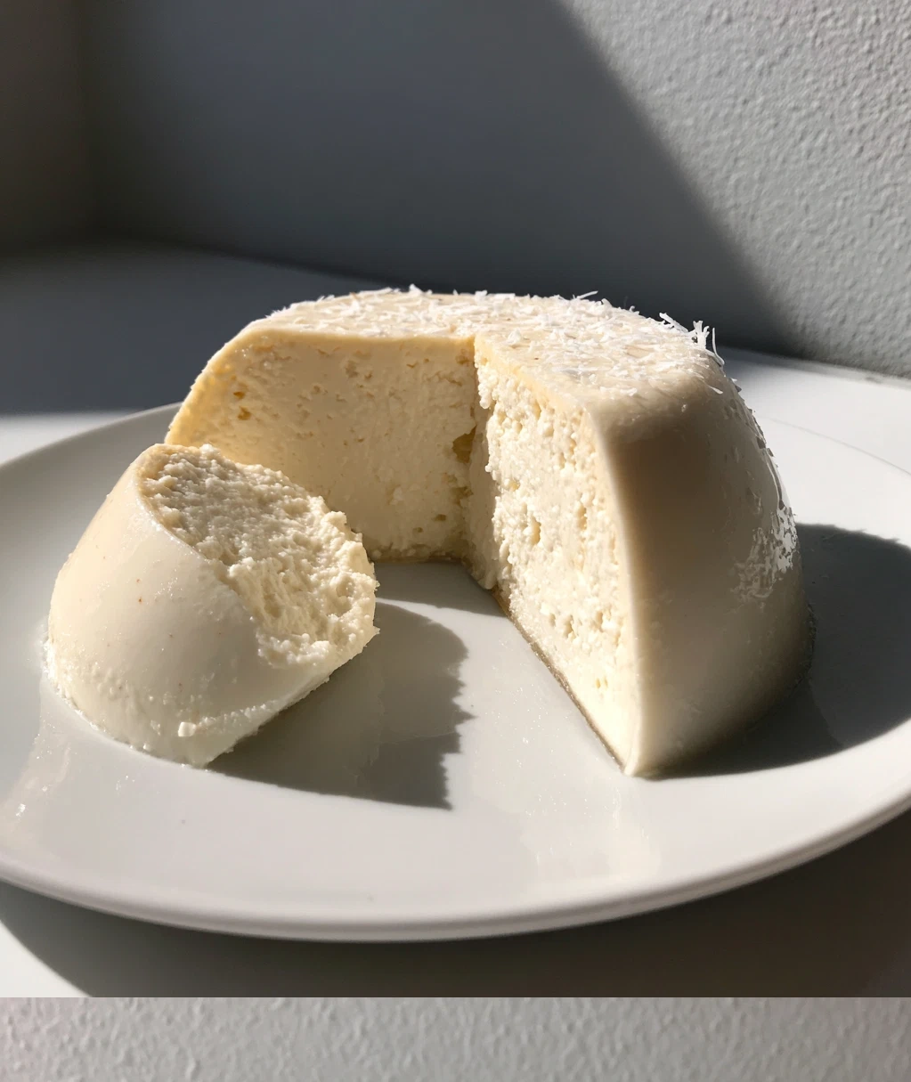coconut panna cotta