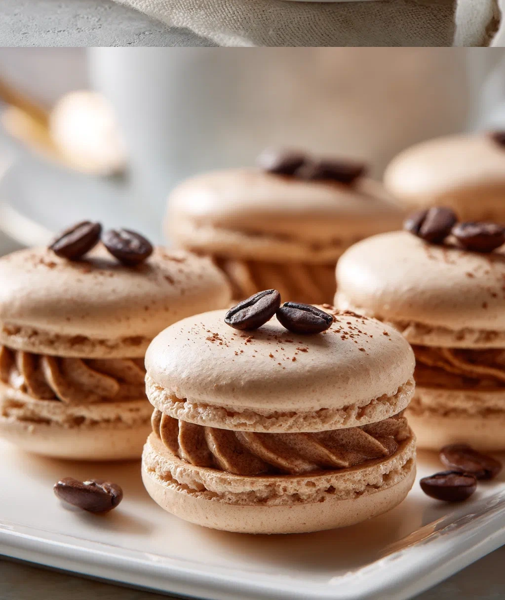 coffee macarons