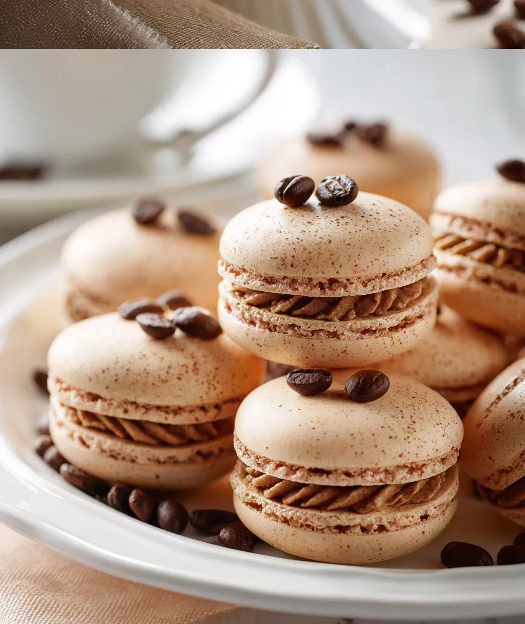 coffee macarons
