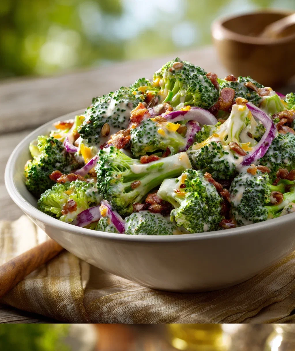 creamy broccoli salad