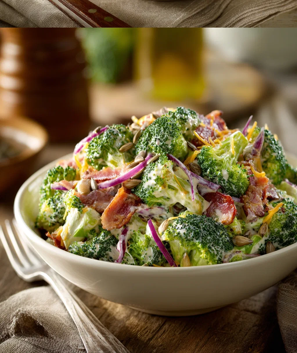 creamy broccoli salad
