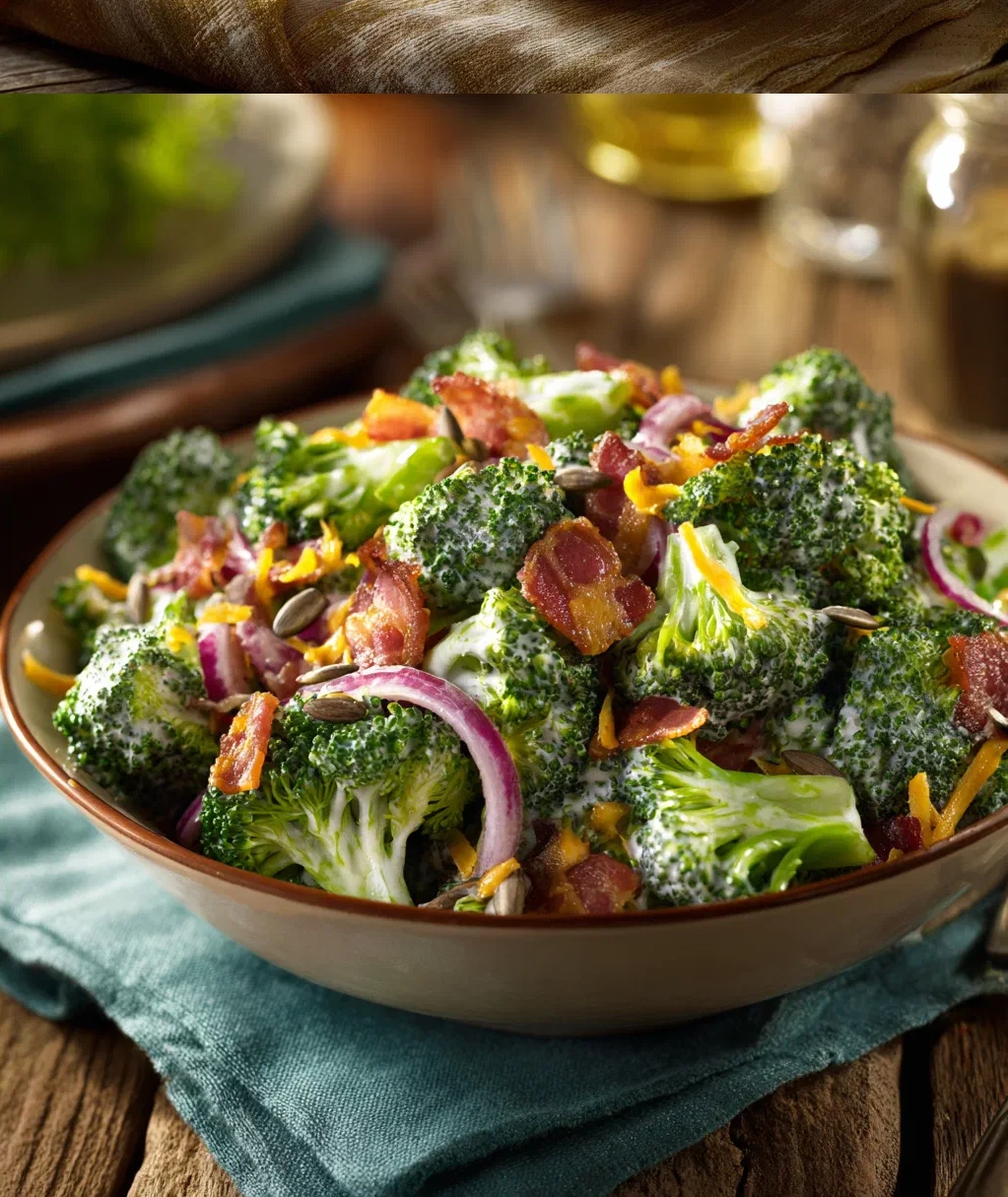 creamy broccoli salad