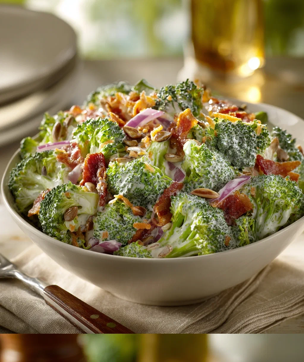 creamy broccoli salad