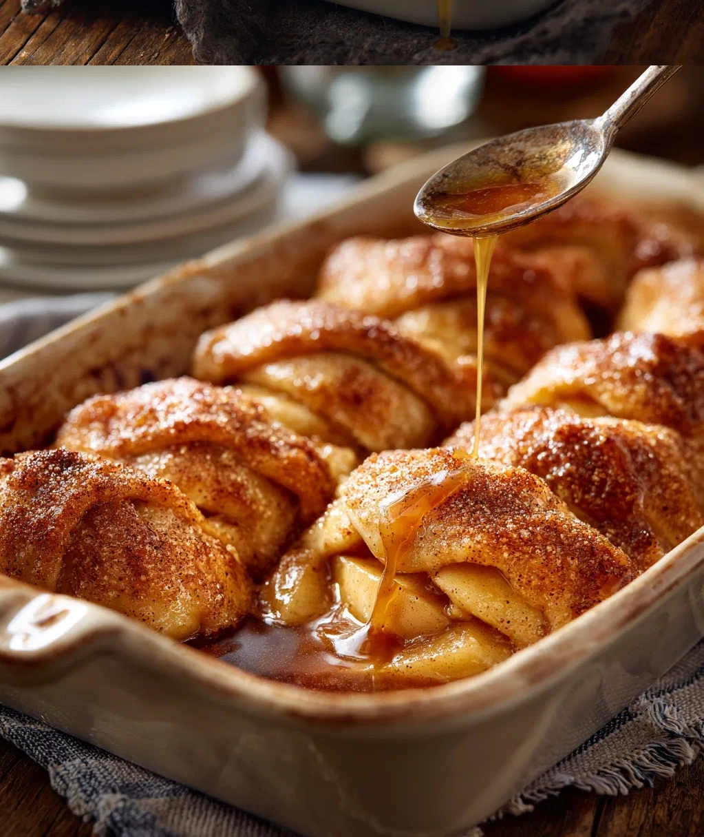 crescent roll apple dumplings