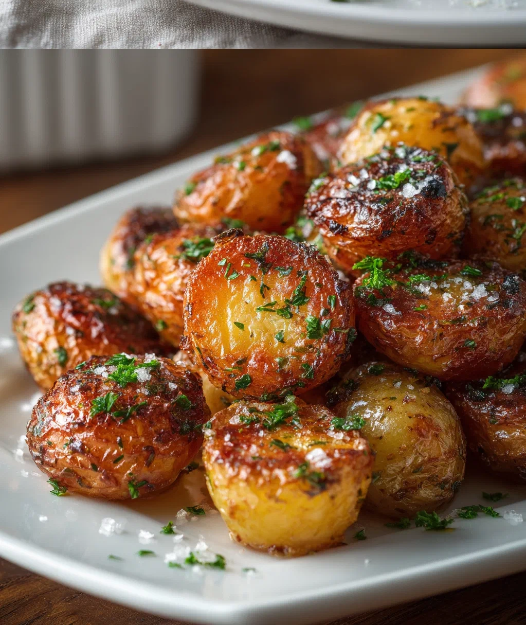 crispy air fryer baby potatoes