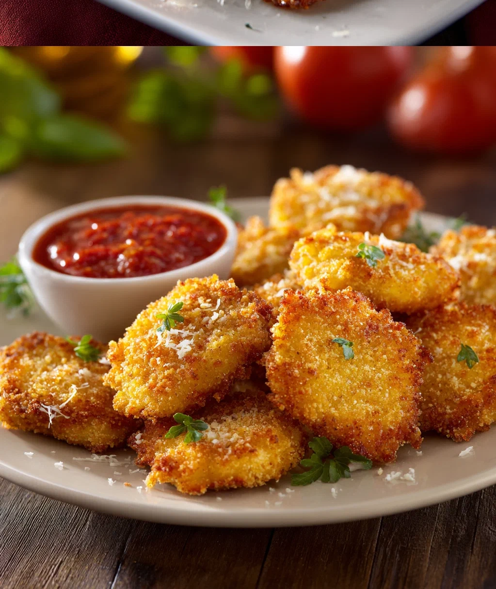 crispy fried ravioli