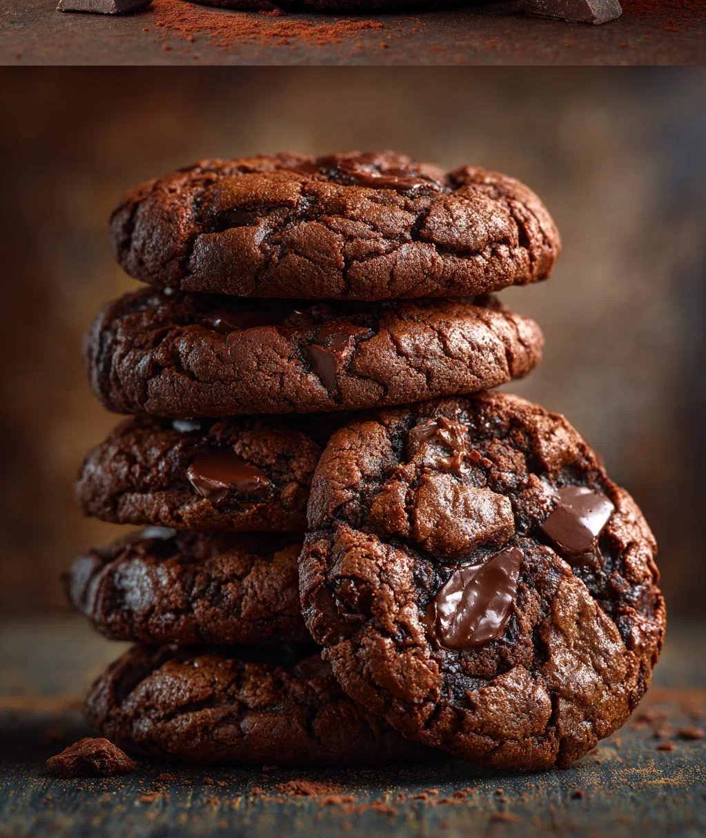 double chocolate cookies