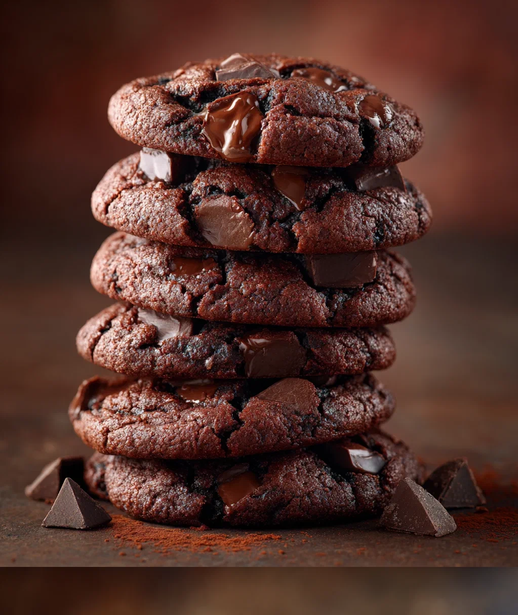 double chocolate cookies