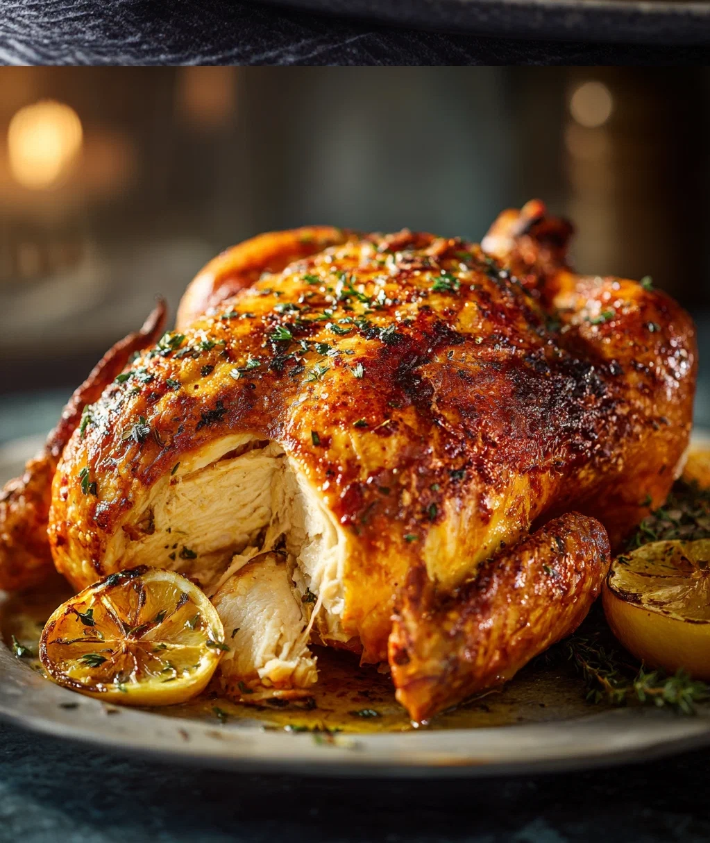 easy air fryer whole chicken