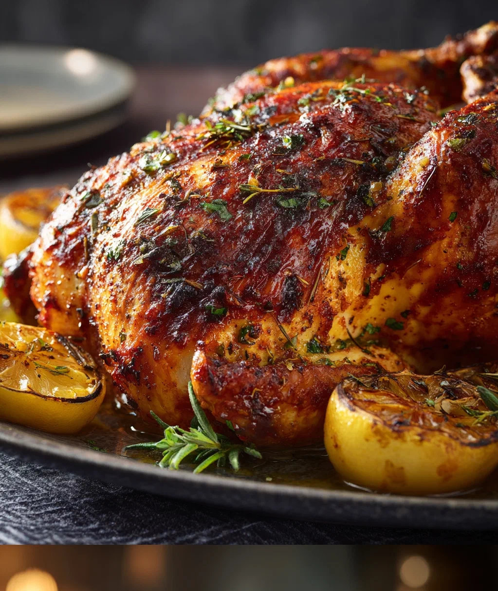 easy air fryer whole chicken
