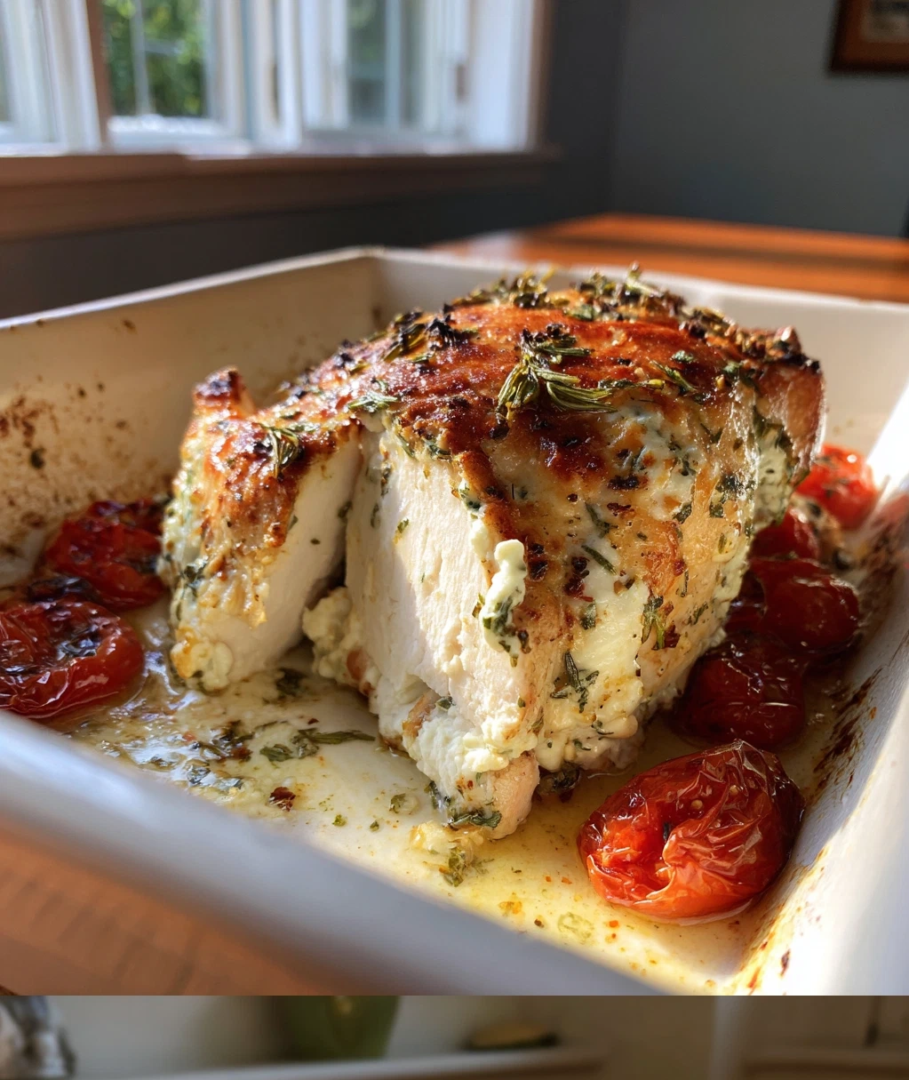 easy boursin chicken